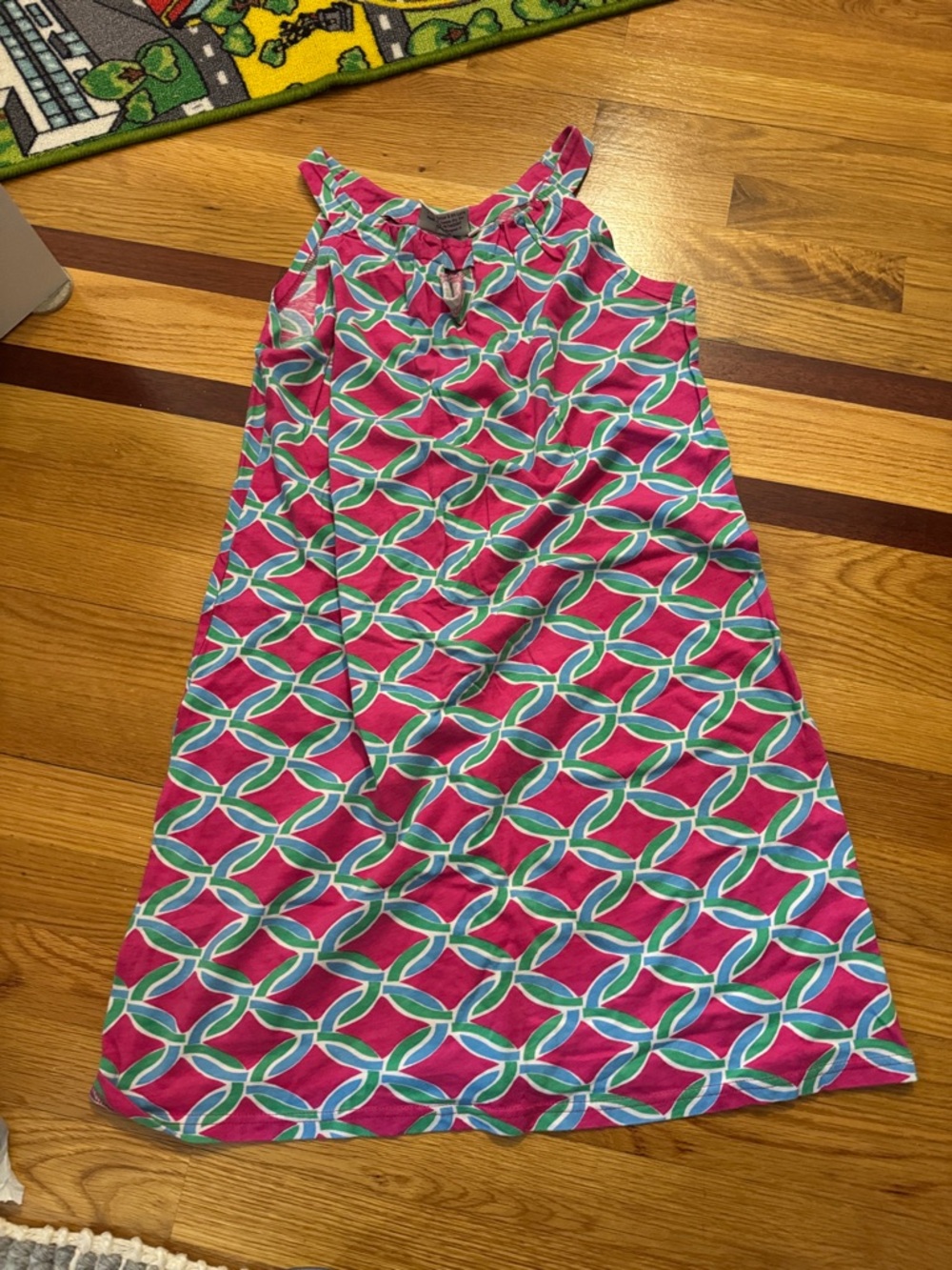 Woman’s ' Pink Geometric Print Nightgown
